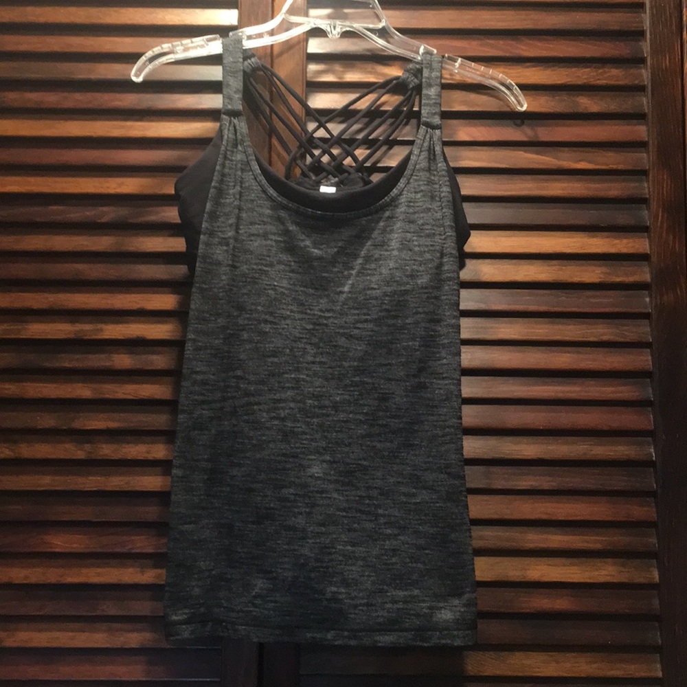 Lululemon Top with built in bra. Size 6. No pads.